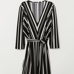 Striped H&M Midi Dress